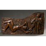 Fleer, Fritz (1921-1997) "Atelier III" 1967, bronze relief, b. sign./dat. on the right, foundry mar