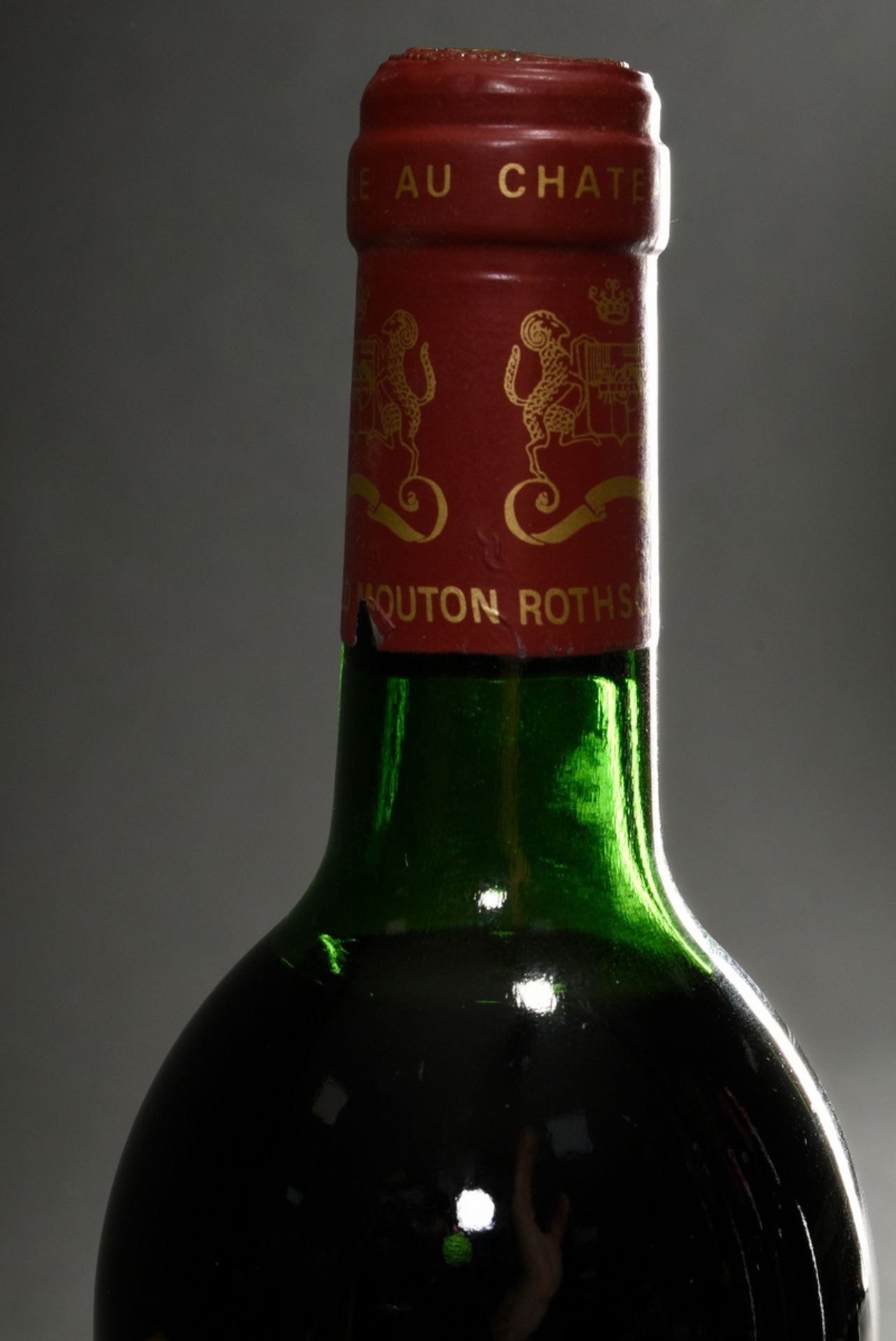 Bottle 1987 Château Mouton Rothschild, Bordeaux, Pauillac, 0,75l, collector's edition, design Hans  - Image 4 of 5