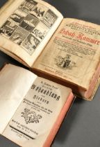 2 Diverse Bände medizinische Literatur: Bd. Johann Jacob Woyts "Gazophylacium Medico-Physicum Oder