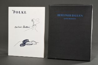 Berning, Anne (*1958) "Sigmar Polke - Berliner Ballen", Siebdruck/Keramikfliese, 9/20, verso sign./