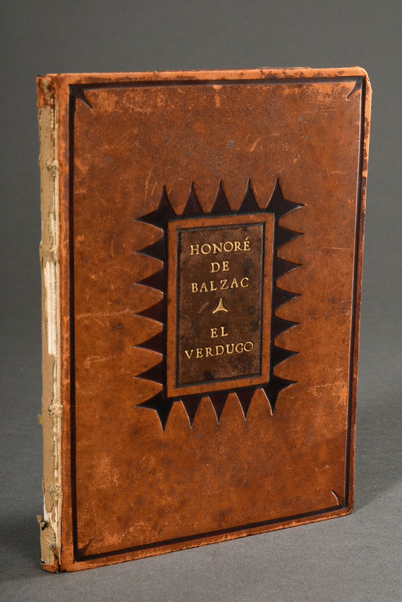 Band "Honoré de Balzac. El Verdugo" 1921, aus dem Französischen neu übertragen von Karl Federn, gep - Bild 2 aus 7
