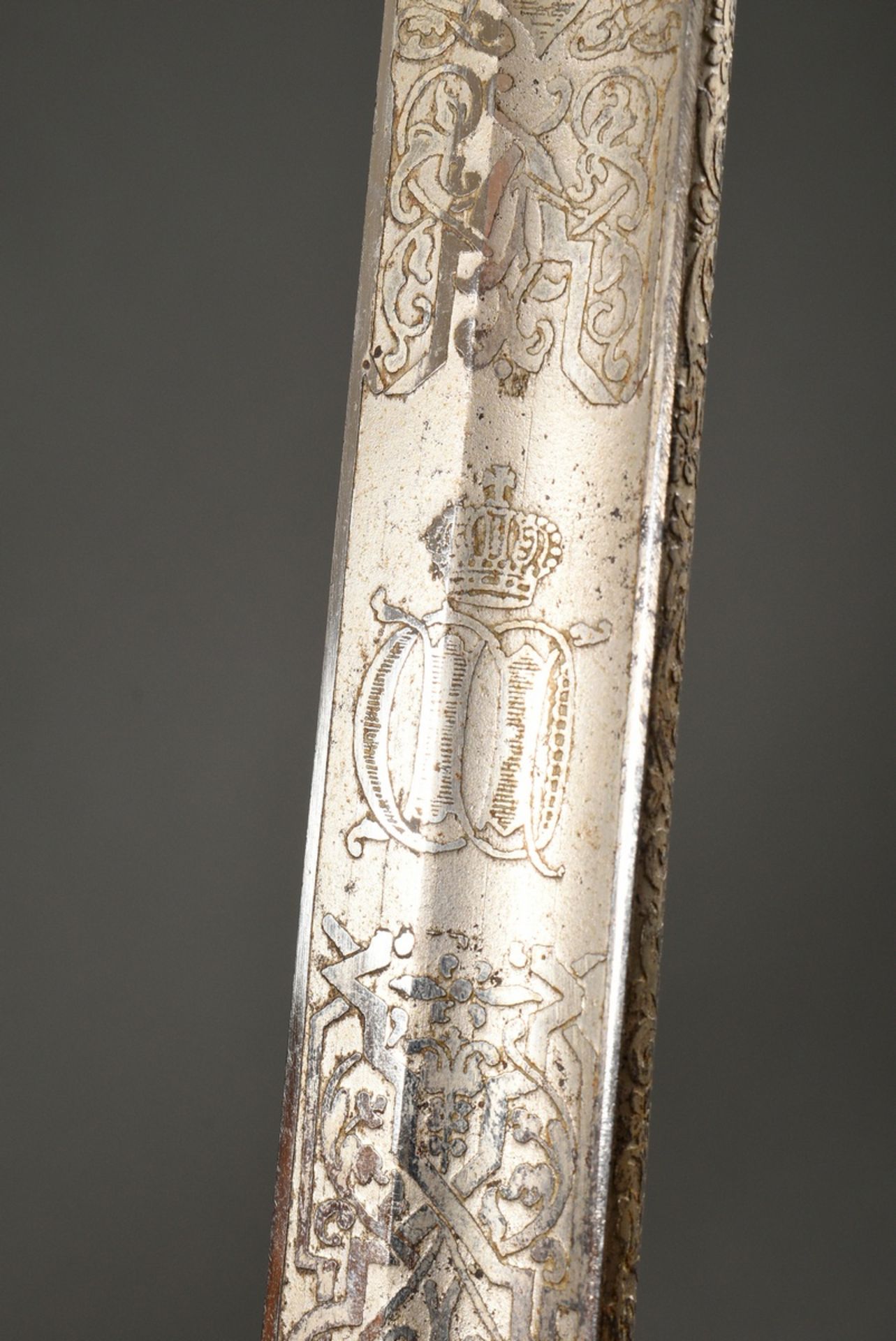 Cavalry sword with steel blade "Hus. Rgt. Queen Wilhelmina of the Netherlands, Hannov. No. 15" and  - Image 6 of 13