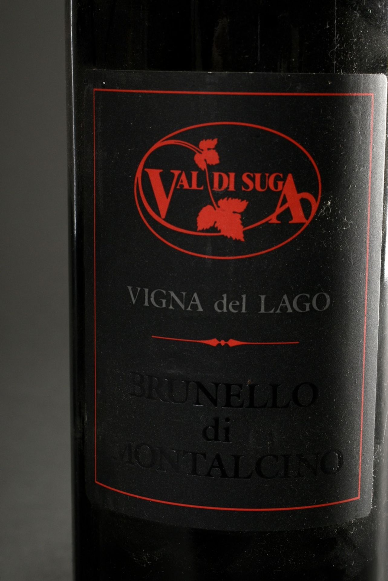 2 Flaschen 1988 Angelini Val di Suga, Vigna del Lago, Brunello di Montalcino DOCG, Rotwein, Italien - Bild 2 aus 5