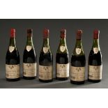 6 Bottles 1961 Vins fins de la Cote de Nuits, Maison Thomas Bassot, Gevrey-Chambertin, red wine, Bu