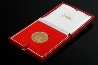 Gelbgold 916 „1 Unze Krügerrand" Münze, 1984, Südafrika, 34,05g, Ø 3,2cm, SAM South Africa Mint