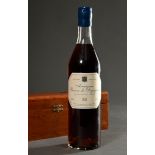 Flasche Armagnac "Baron de Sigognac" 1923, in Original Holzkiste mit Messing Schild, Gers, Frankrei