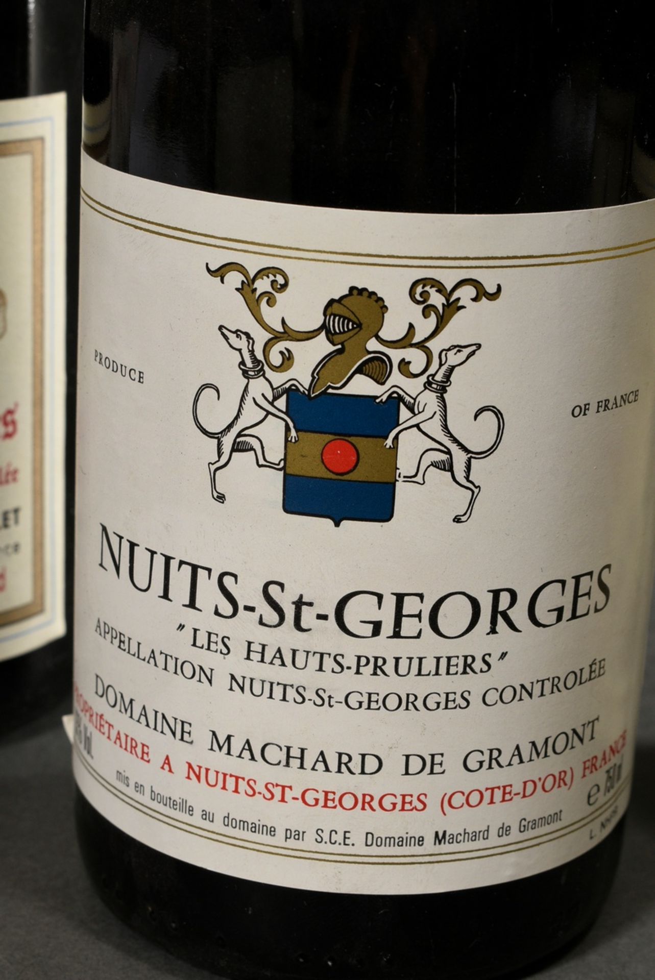 6 Flaschen: 2x 1993 Domaine Marchard de Gramont, Nuits St Georges Les Hauts Pruliers, in, 1x 1991 u - Bild 3 aus 4