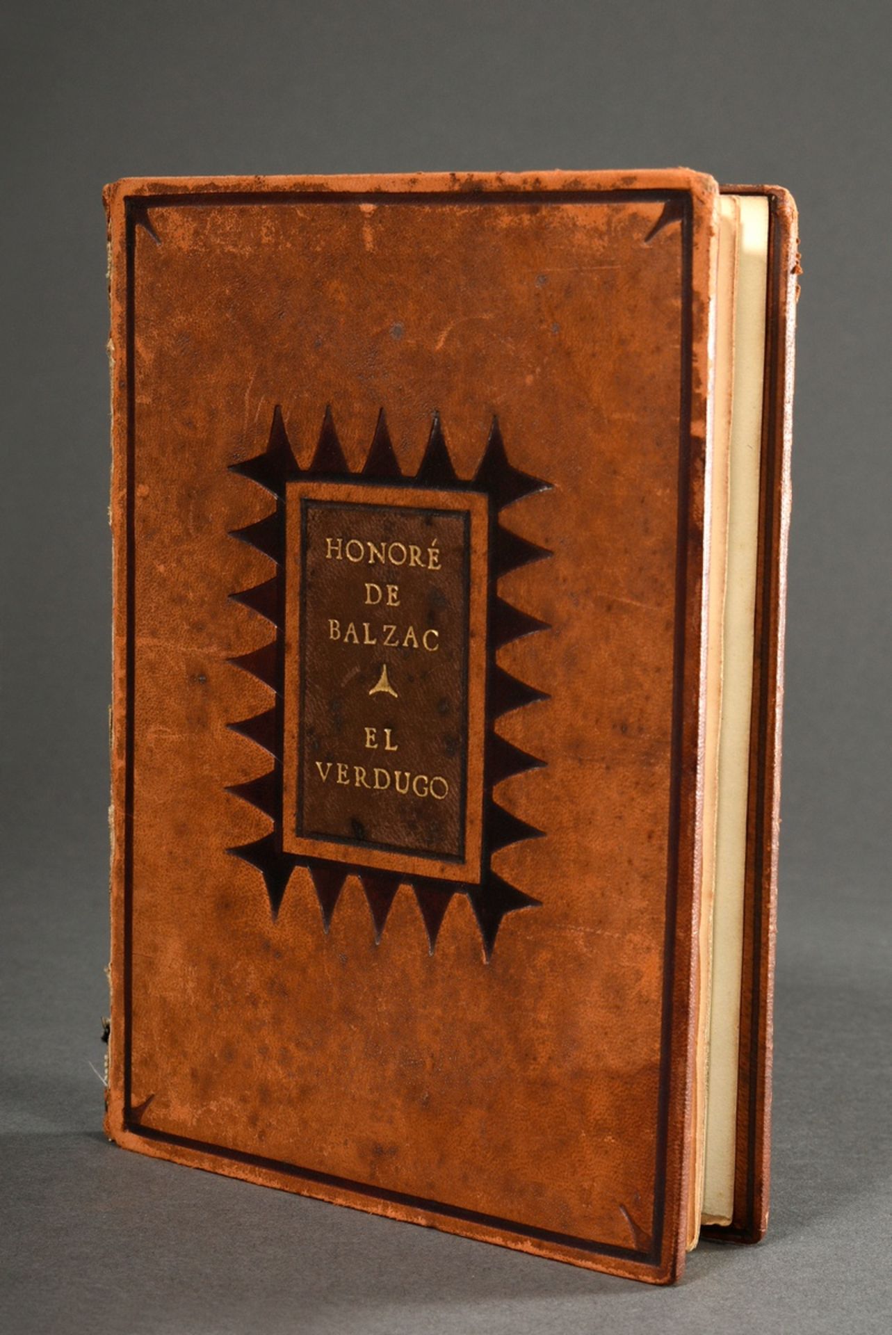 Band "Honoré de Balzac. El Verdugo" 1921, aus dem Französischen neu übertragen von Karl Federn, gep - Bild 3 aus 7