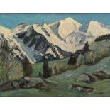 Hops, Tom (1906-1976) "Kärnten" 1939(?), oil/canvas, sign. b.r., verso dedicated/titl., 46,5x61cm (
