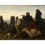 Gillissen, Karl (1842-1885) "Scene from the Franco-Prussian War 1870/71", oil/canvas, sign. b.r., m