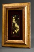 Blancher, Ernest (1855-1935) "Zeuss abducts Ganymede" enamel plaque with fine grisaille painting af