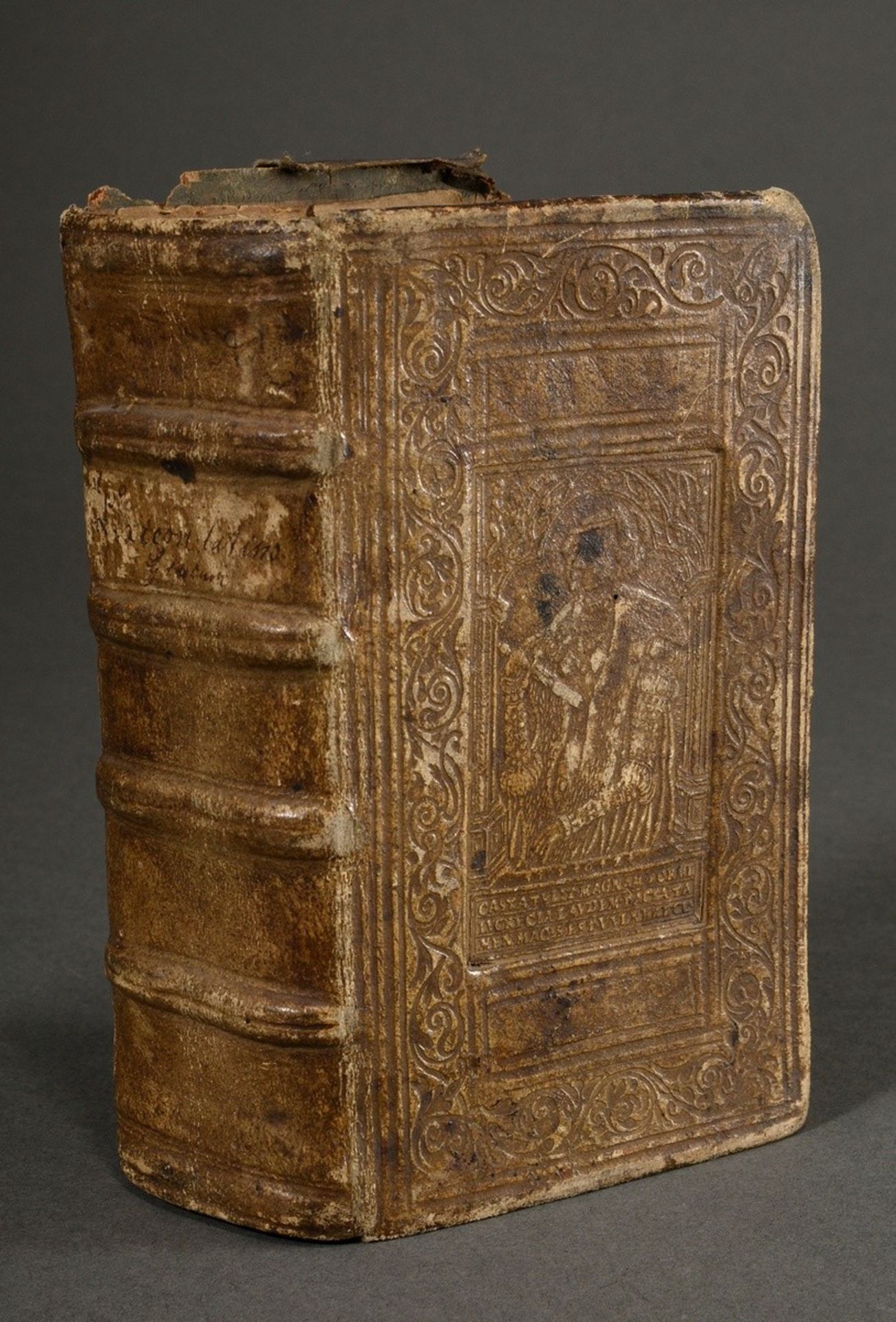 Band Garth, Balthasar (1550-1598) "Lexicon latino-graecum kekalligraphemenon, Linguae Graecae Tyron - Bild 2 aus 5