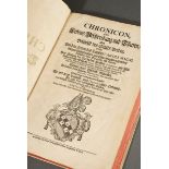 Band Spangenberg, Cyriacus (1528-1604) "Chronicon, Oder Lebens-Beschreibung und Thaten, aller Bisch