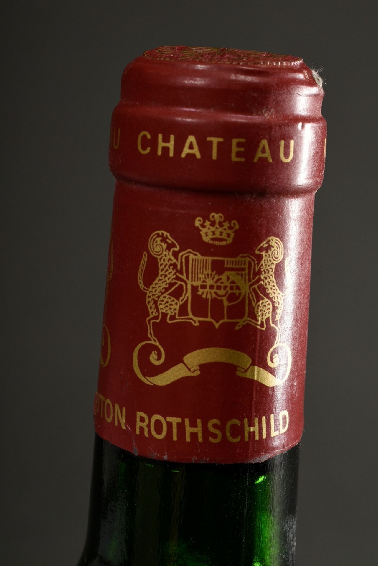 Flasche 1987 Château Mouton Rothschild, Bordeaux, Pauillac, 0,75l, Sammler Edition, Design Hans Ern - Bild 3 aus 5