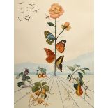 Dalí, Salvador (1904-1989) "Flordali II" 1981, colour lithograph with relief embossing, 705/4480, s