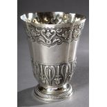 Cup in the style of the French Regence, silver 800, 19th century, 139g, h. 11cm