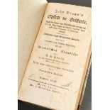 Band "John Brown's System der Heilkunde", Wien 1807, 3. Ausgabe, Halbledereinband, 536 S., 21x12,5x