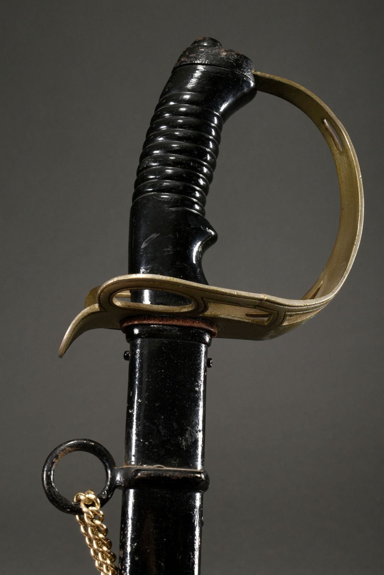 Cavalry sword with steel blade "Hus. Rgt. Queen Wilhelmina of the Netherlands, Hannov. No. 15" and  - Image 3 of 13
