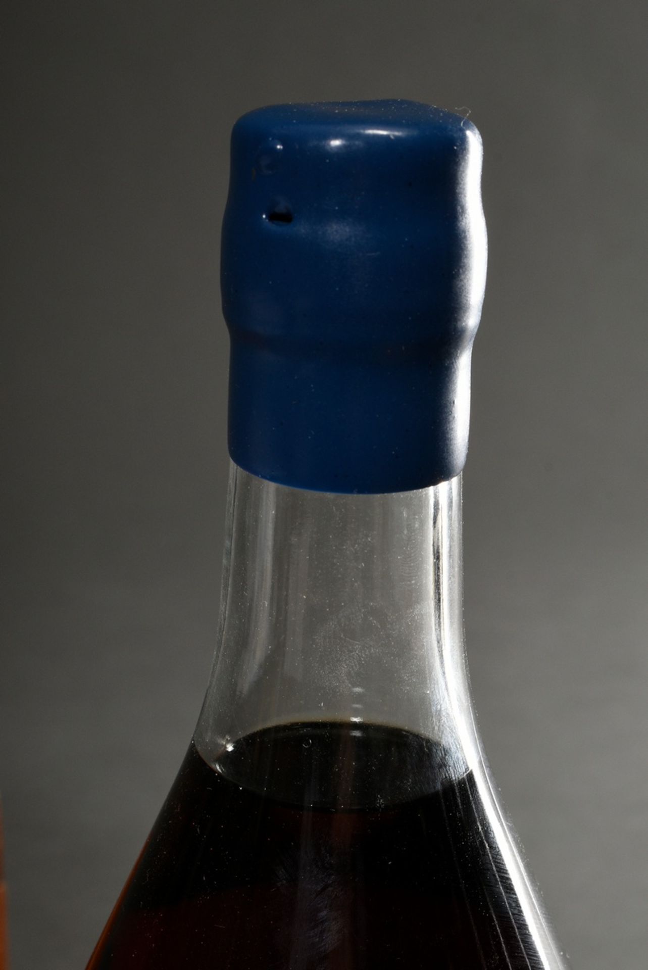 Bottle of Armagnac "Baron de Sigognac" 1923, in original wooden box with brass label, Gers, France, - Image 3 of 7