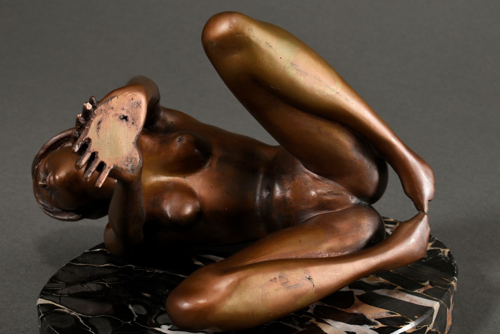 Breker, Arno (1900-1991) "Kneeling Girl", 285/499, signed/numbered, brown patinated bronze, cast "V - Image 5 of 7