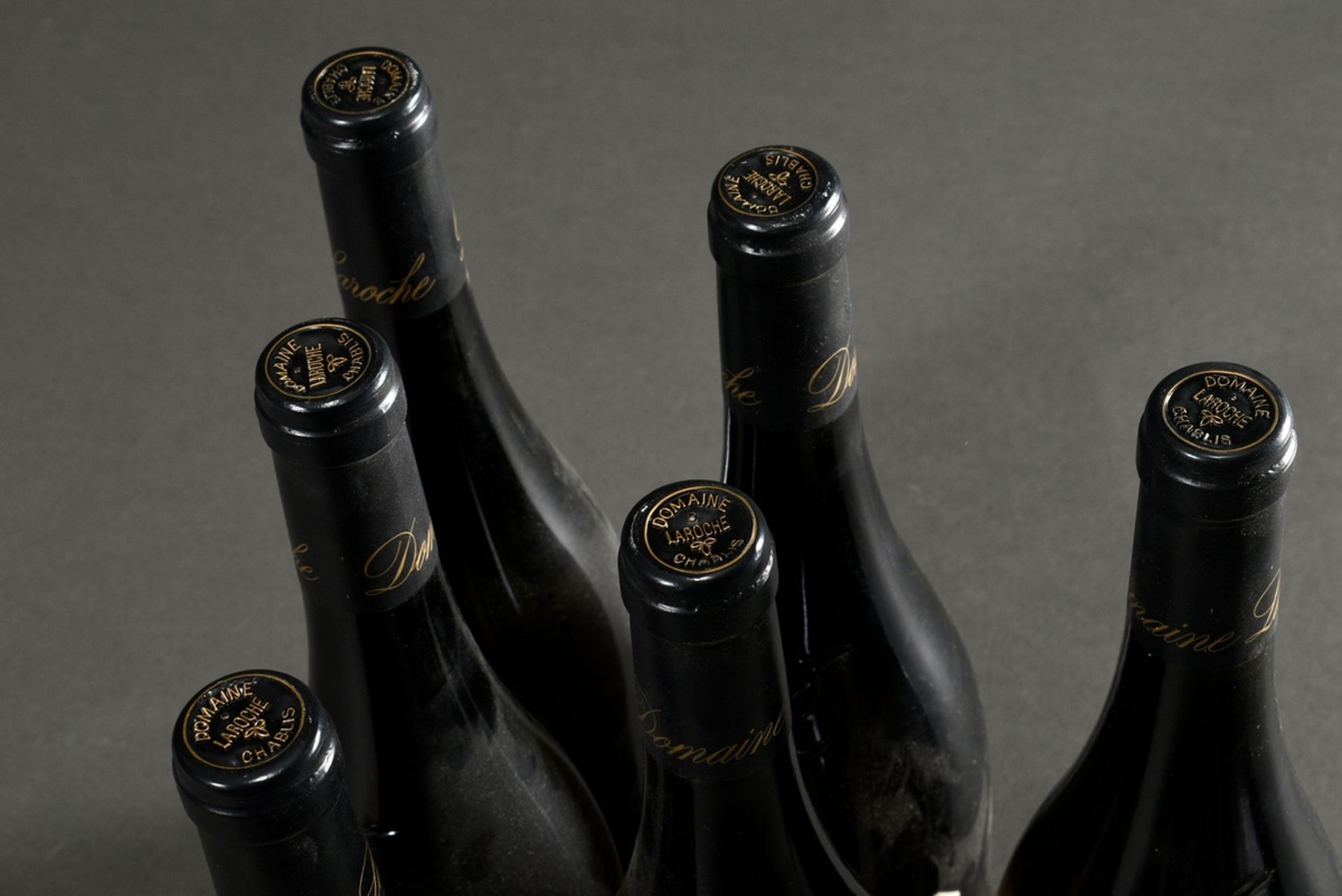 6 Flaschen 1996 Domaine Laroche, Les Fourchaumes, Chablis premier cru, Weißwein, Burgund, Frankreic - Bild 4 aus 4