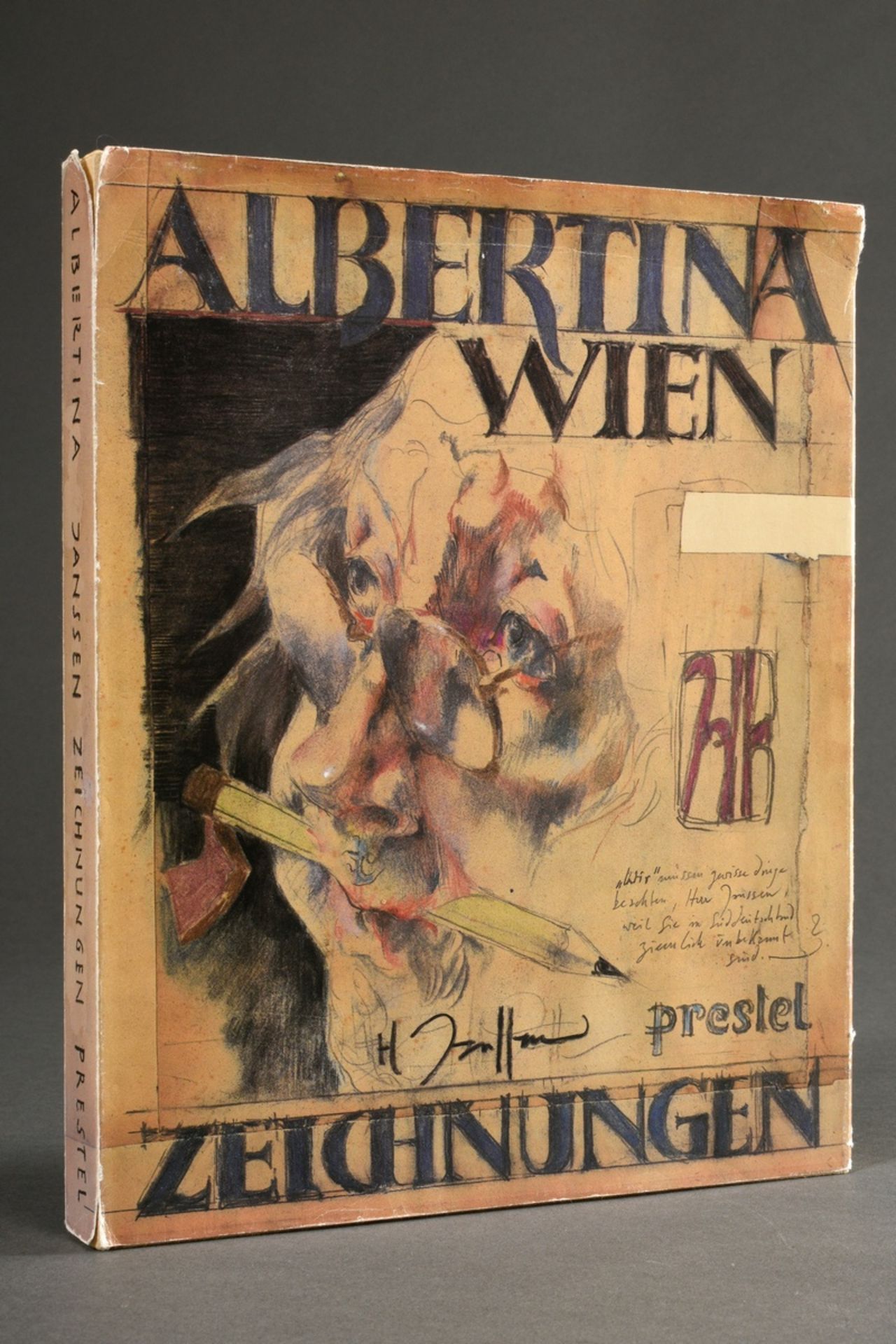 Volume "Horst Janssen - Zeichnungen", on the occasion of an exhibition at the Albertina/Vienna, fro - Image 2 of 4