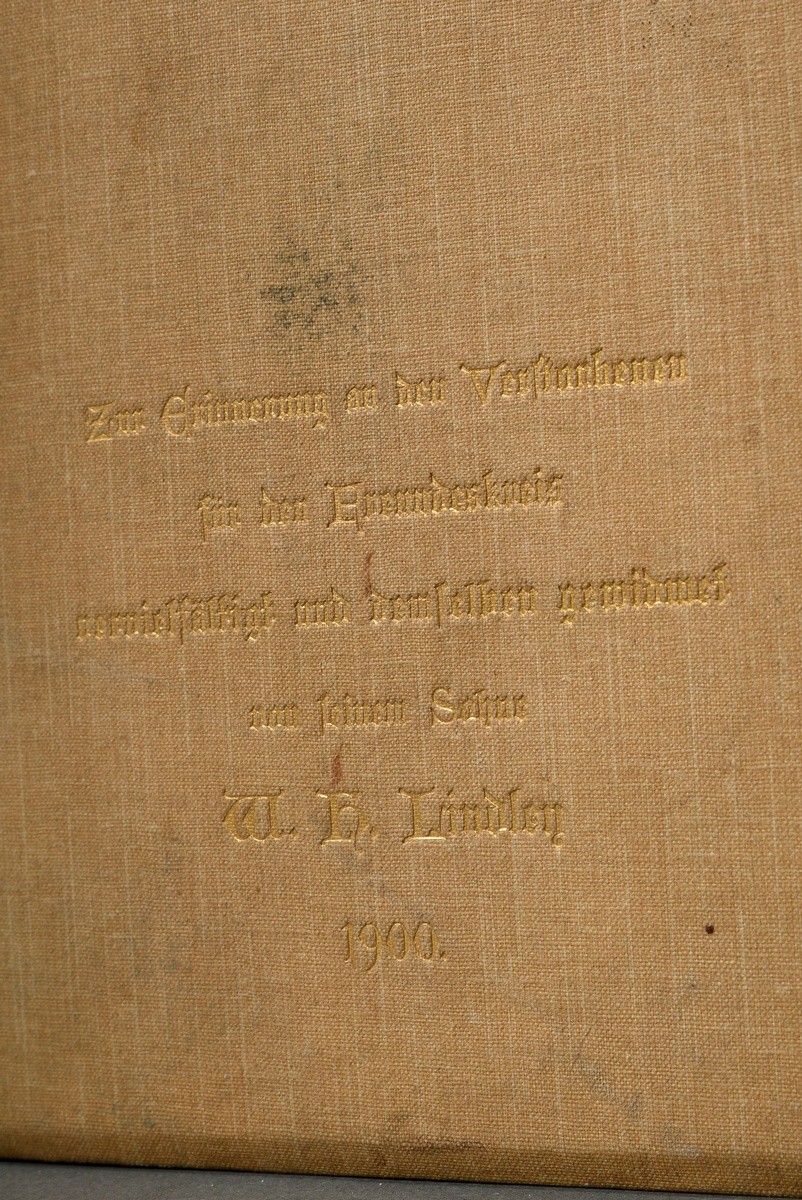 Band "Lindley-Album 1852. Componirt von Hermann Wilhelm Soltau. Zur Erinnerung an den Verstorbenen  - Bild 3 aus 14