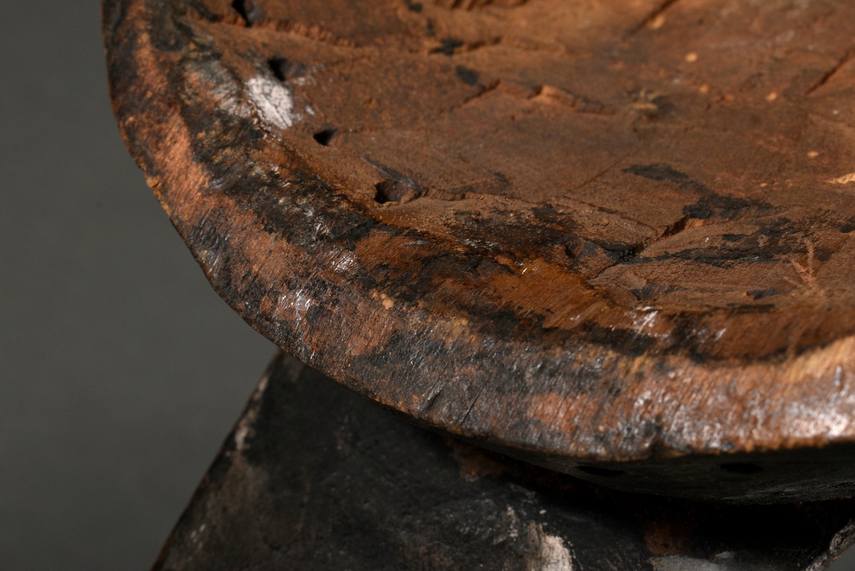 Ula Onu mask, Nigeria/ West Africa, probably 19th c., wood with periodically refreshed paint and ho - Image 12 of 15