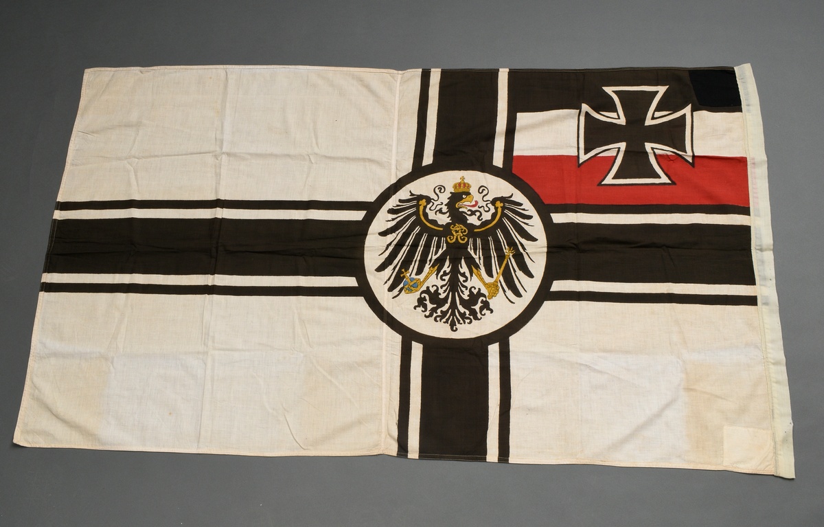 2 Diverse Flaggen: "Nationalflagge des Deutschen Reichs in der Kaiserzeit 1871-1918" sog. Reichsfla - Bild 3 aus 12