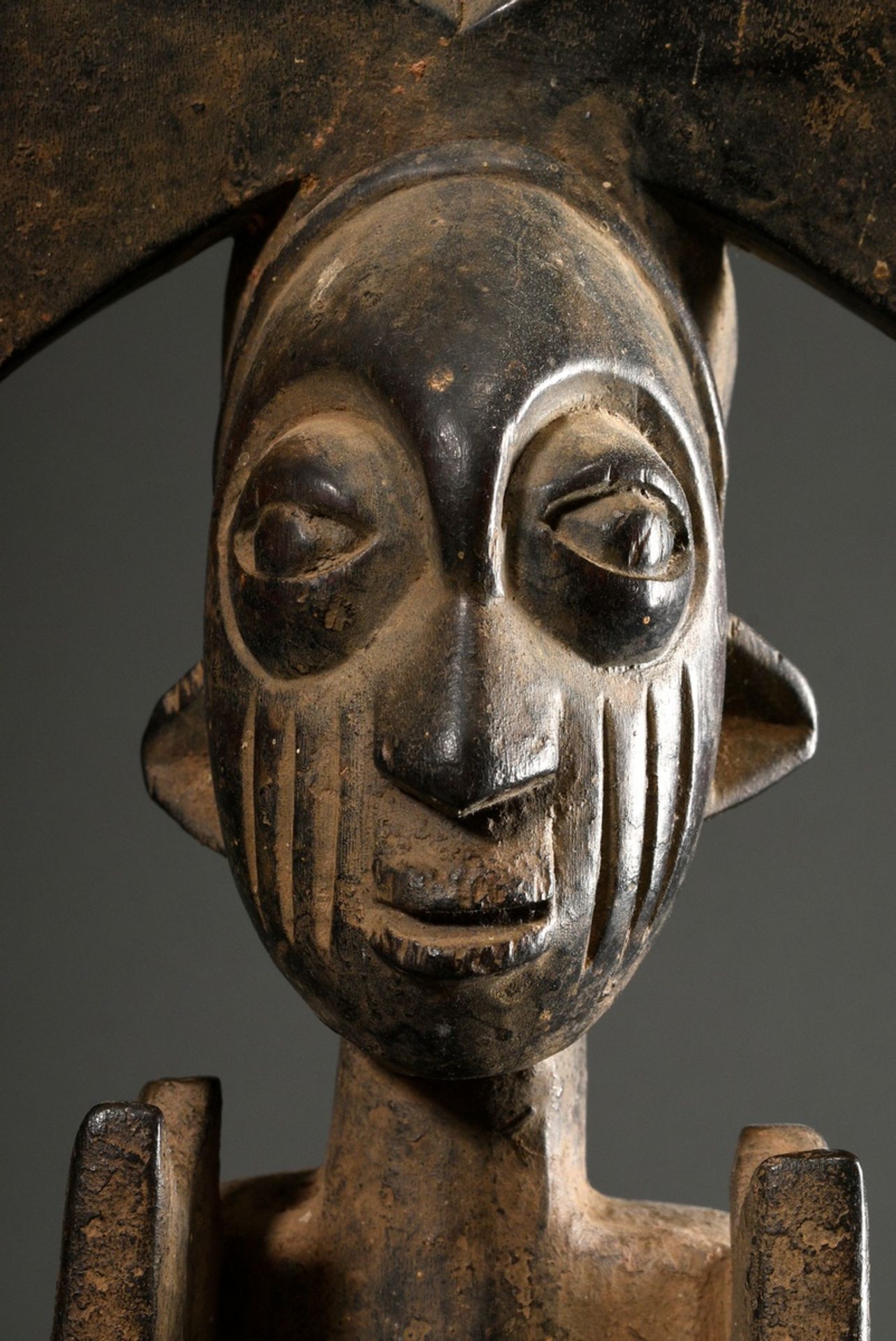 "Shango" Stab aus einer bekannten Werkstatt der Yoruba, West Afrika/ Nigeria, 1. Hälfte 20.Jh., sch - Bild 12 aus 12