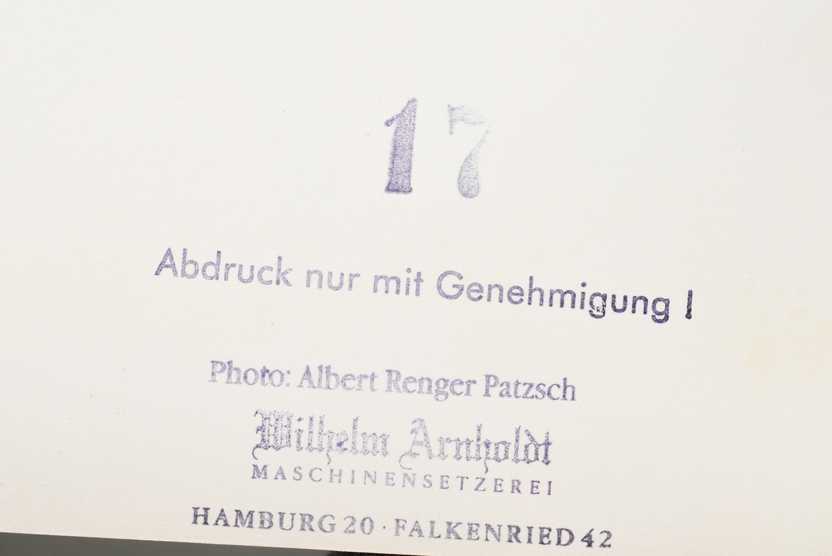 31 Renger-Patzsch, Albert (1897-1966) 'Concrete and bridge construction', photographs, stamped on v - Image 11 of 19