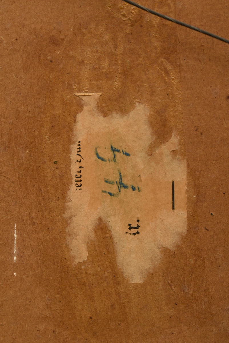Popp, Jon (1862-1953) "Oriental Horsemen", oil/painting cardboard, sign. l.r., 35,5x49cm (w.f. 42,5 - Image 6 of 6