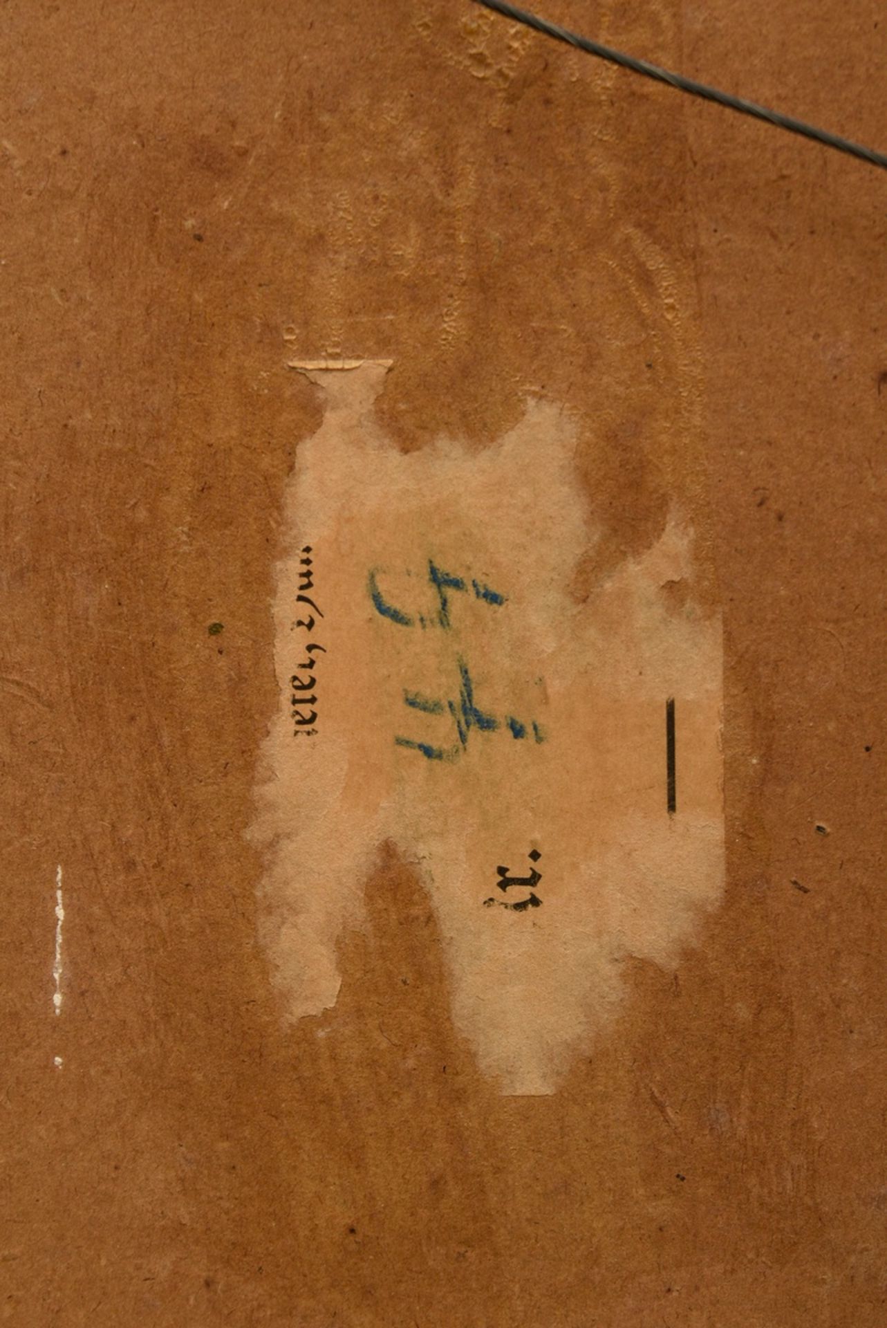 Popp, Jon (1862-1953) "Orientalische Reiter", Öl/Malkarton, u.l. sign., 35,5x49cm (m.R. 42,5x56cm), - Bild 6 aus 6