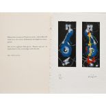 Kijno, Ladislav (1921-2012) "Hommage à Max Papart" 1995, etching/mixed media, 66/75, sign./num. bel