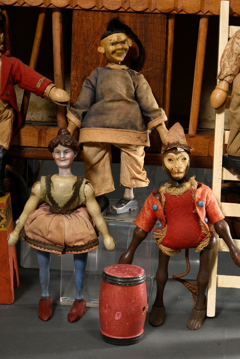 24 Various parts of a rare toy "Circus", manufactured by Albert Schoenhut, Philadelphia approx. 191 - Image 4 of 23