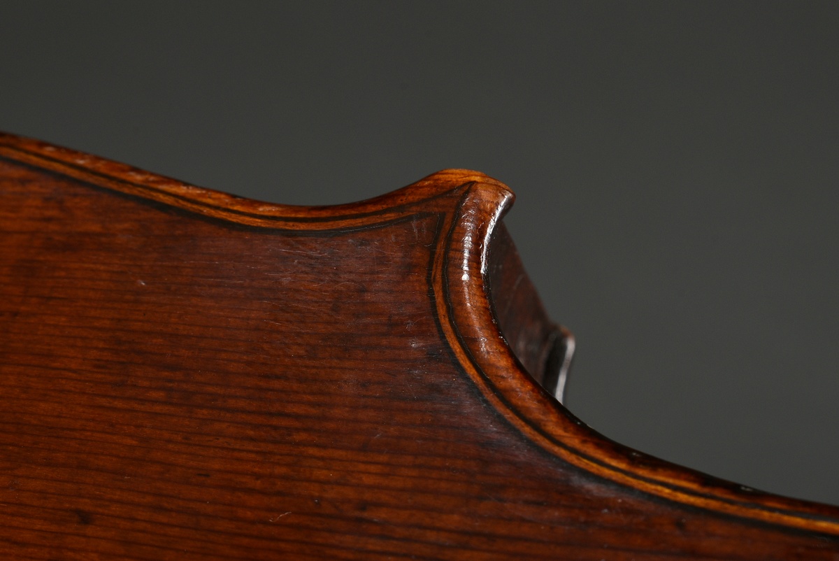 German master violin, Saxony, late 18th century, probably Pfretzschner or surrounding area, without - Image 13 of 17