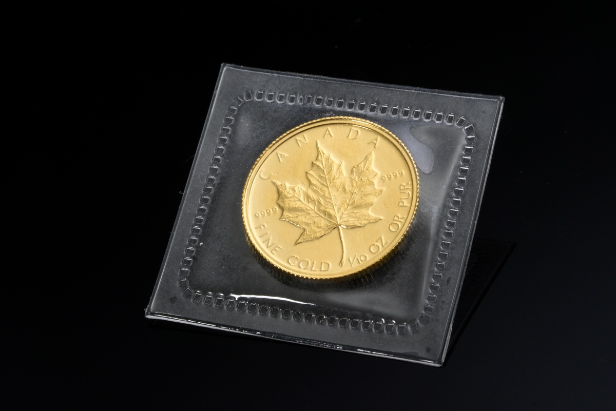 2 Various coins: 1 yellow gold 900 "10 guilder coin Queen Wilhelmina, Netherlands, 1917" (6.72g, Ø  - Image 4 of 5