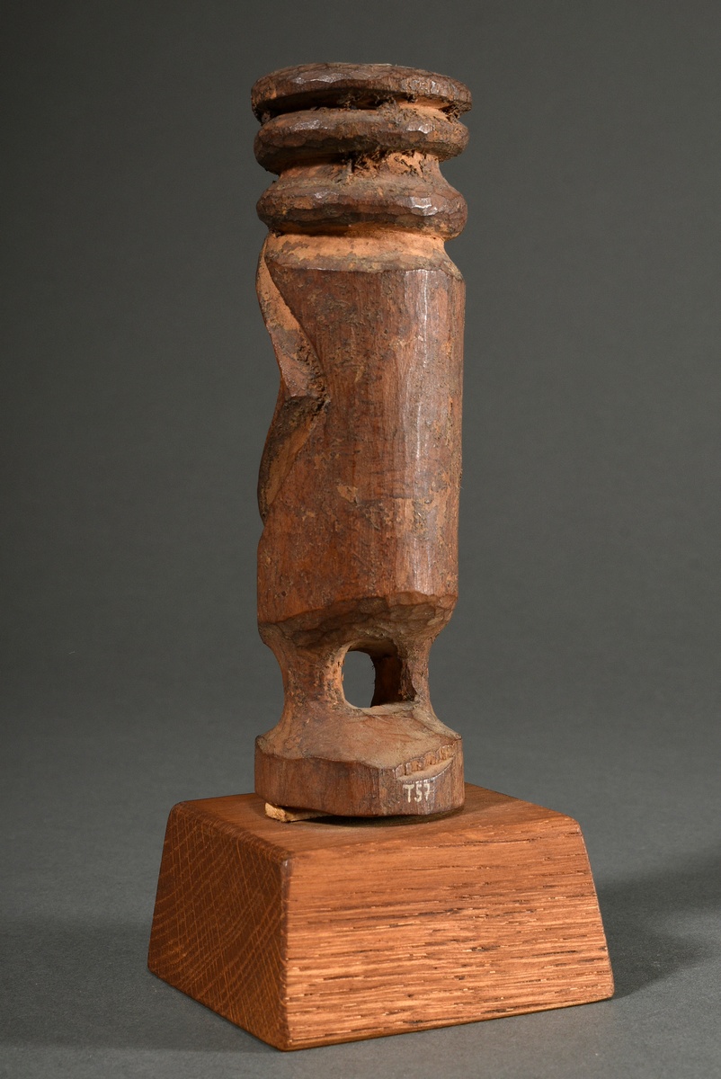 "Hamba" figure of the Chokwe, Central Africa/ Angola, early 20th c., wooden abstract trunk figure a - Image 4 of 8