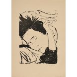Heckel, Erich (1883-1970) ‘Womans Head’ 1952, lithograph, sign. and dat. below, Griffelkunst, PM 37