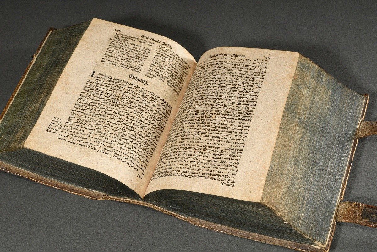 Christian edification book "Johannes Eucharius" (Prince-Bishop of Eichstätt Johann Euchar Schenk vo - Image 2 of 10