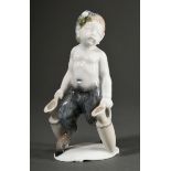 Rosenthal porcelain figurine "Silen - Faun with jugs", polychrome painted, model no. K 682, designe