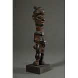 Ancient figure of Lulua, Central Africa/ Congo (DRC), early 20th c., wood, head, face and coiffure 