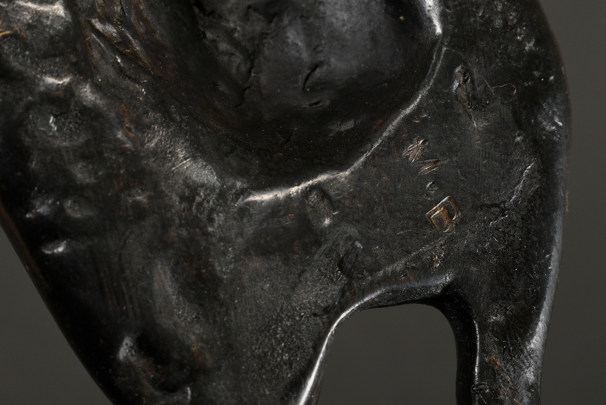 Born, Mechthild (*1941) "Geparden Paar" 1993, bronze, dark patina, 99/349, monogr. on the bottom, w - Image 6 of 8