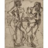 Bargheer, Eduard (1901-1979) 'Two Bathers' 1948, etching, 2/50, sign./dat. lower right, sign. in th
