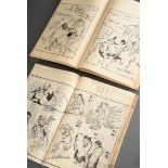 2 volumes Kitao Masayoshi gen. Keisai Kuwagata (1764-1824) Woodcut model books for artists, ca. 41 