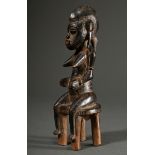 Kleine weibliche "Tugubele" Figur der Senufo, West Afrika/ Elfenbeinküste, 1. Hälfte 20.Jh., Frau a