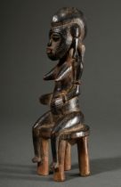 Kleine weibliche "Tugubele" Figur der Senufo, West Afrika/ Elfenbeinküste, 1. Hälfte 20.Jh., Frau a