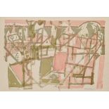 Bargheer, Eduard (1901-1979) 'City View' 1955, colour lithograph, proof, sign./dat./inscr. on botto