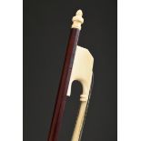 Master violin bow in case, so-called baroque bow, Saxony 20th century, brand stamp "C. Hans Karl Sc