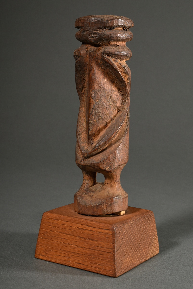 "Hamba" figure of the Chokwe, Central Africa/ Angola, early 20th c., wooden abstract trunk figure a - Image 2 of 8